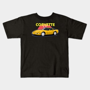 chevy corve c4 American car Kids T-Shirt